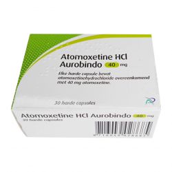 Атомоксетин HCL 40 мг Европа :: Аналог Когниттера :: Aurobindo капс. №30 в Абакане и области фото